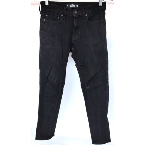 Lot of 2 Hollister Stacked Skinny Jeans Men W29 L32 Advanced Stretch Black Denim - Picture 3 of 8